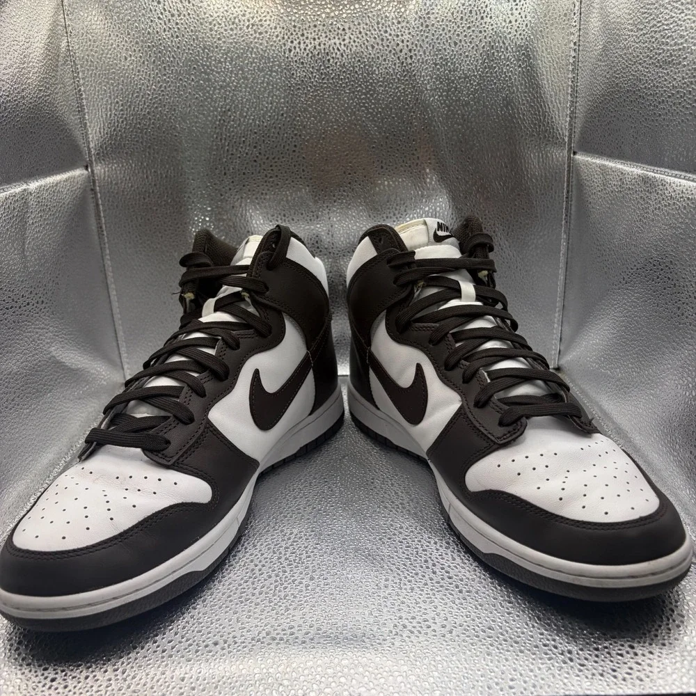 Size 11 Nike Dunk High Black White Mens Lace-Up Athletic DV0829-100 Shoes